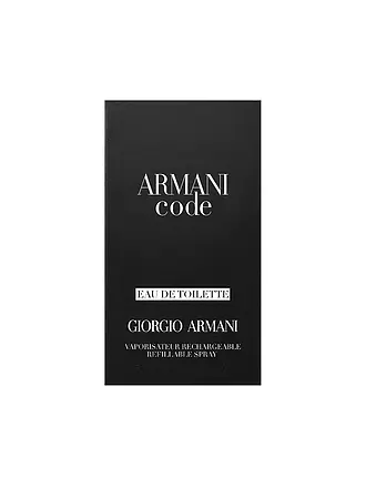ARMANI | Code Eau de Toilette 50ml Nachfüllbar | keine Farbe